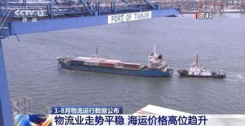 8月物流运行数据公布 物流业走势平稳，海运价格高位趋升
